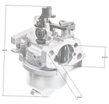 Loncin LC1P70FA carburetor with shaft 080005