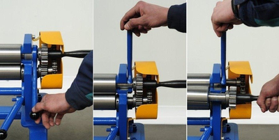 MAAD ZW-1300/0.8 WALCARKA ZWIJARKA WALCE DO BLACHY MAAD ZW-1300 /0.8mm