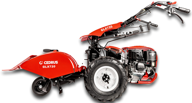 CEDRUS GL11 GLX720 GLEBOGRYZARKA SPALINOWA CEDRUS GLX 720 SAMOBIEŻNA Z NAPĘDEM KULTYWATOR TRAKTOR JEDNOOSIOWY Z GLEBOGRYZARKĄ 72cm / 7KM GL11 GLX720 - OFICJALNY DYSTRYBUTOR - AUTORYZOWANY DEALER CEDRUS