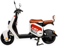 SKUTER ELEKTRYCZNY CEDRUS By LUYUAN C-GO-2W-ZQQ2 AKUMULATOROWY Biały