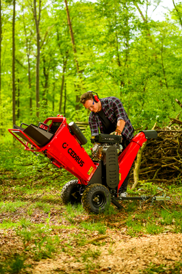 Cedrus RB02 PRO Rozdrabniacz Spalinowy Rębak do Gałęzi 12 cm Loncin 7 KM