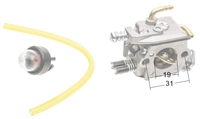 Gaźnik NAC SPS01-45 CS4500 CS5200 z pompką pilarki marketowe NZ642