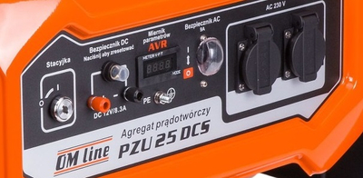 OLEO MAC OM LINE PZU 25 DCS AGREGAT GENERATOR PRĄDOTWÓRCZY 230V z AVR 2,2 KW- OFICJALNY DYSTRYBUTOR - AUTORYZOWANY DEALER OLEO MAC
