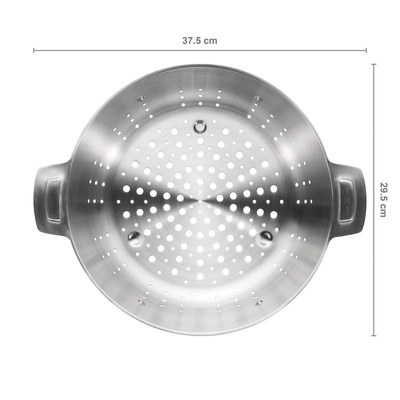 Fiskars Norden Grill Chef 1066431 stalowe sitko kosz do grilla i gotowania na parze