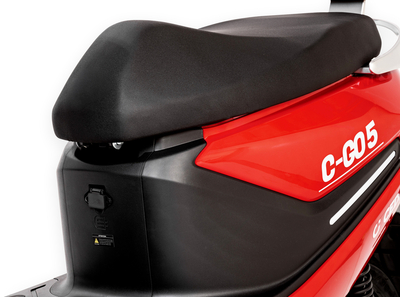 Cedrus Luyuan C-GO-5R-MB5 skuter elektryczny akumulatorowy motorower czerwony