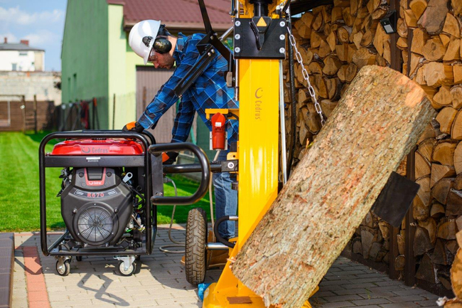 CEDRUS LS10 HYDRAULIC ELECTRIC WOOD SPLITTER CEDRUS CEDLS10V VERTICAL CHIPPER PRESSURE 22 TONS - EWIMAX - OFFICIAL DISTRIBUTOR - AUTHORIZED CEDRUS DEALER