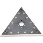 #70 TRIANGULAR DISC WITH VELCRO FOR PLASTER GRINDER, GIRAFFE DEDRA DED7758
