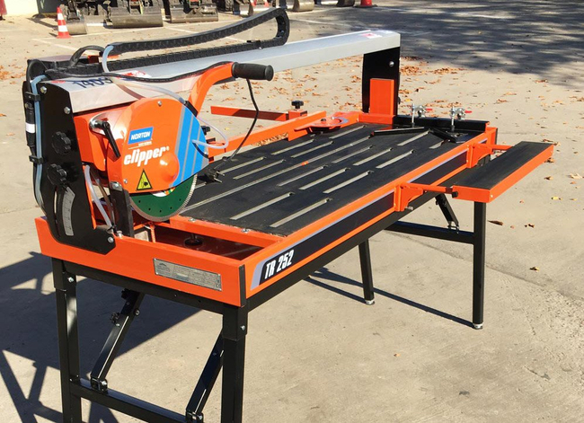 NORTON CLIPPER TR252 STONEWARE CERAMIC TILE SAW TILE CUTTER CONSTRUCTION OFFICIAL DISTRIBUTOR - AUTHORIZED NORTON CLIPPER DEALER