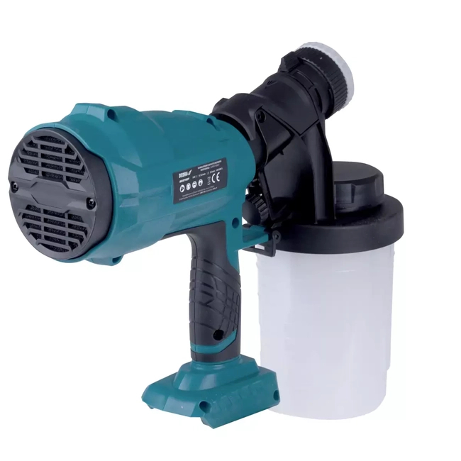 CORDLESS SPRAY PAINT UNIT DED7057 DEDRA SAS+ALL 0.7L/MIN, VISCOSITY 60 DIN-S, NOZZLES 2.0-2.5MM, 900ML