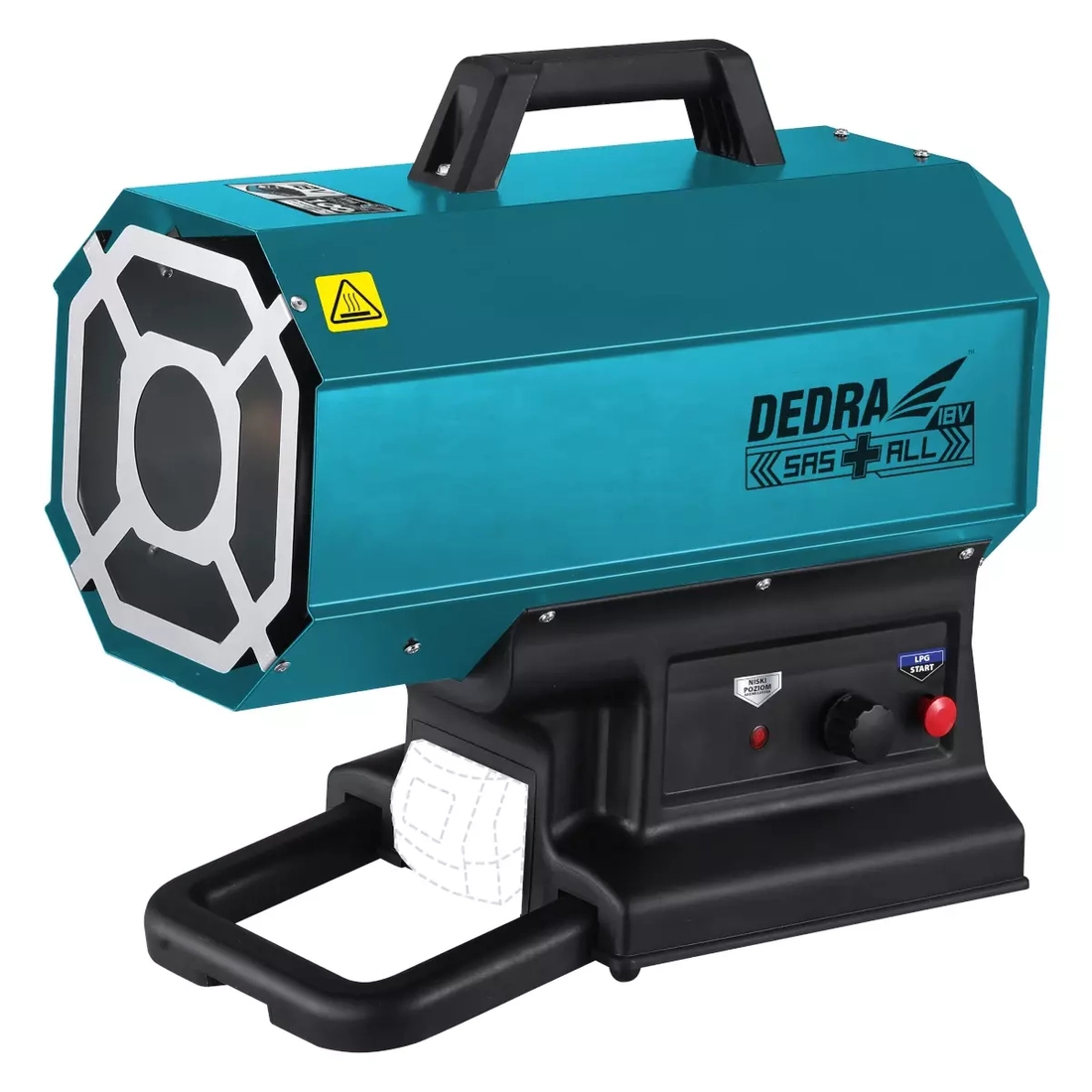 Nagrzewnica gazowa akumulatorowa DEDRA SAS+ALL DED7185H
