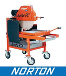 NORTON CLIPPER JUMBO 651 6.75.3 PIŁA PILARKA PRZECINARKA MURARSKA STOŁOWA STOLIKOWA DO KAMIENIA PUSTAKÓW BLOKÓW BUDOWLANA Ø 650mm 5.5KW - OFICJALNY DYSTRYBUTOR - AUTORYZOWANY DEALER NORTON CLIPPER