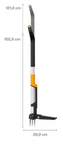 Fiskars Ergonomic X-Series Weed Puller 1080510
