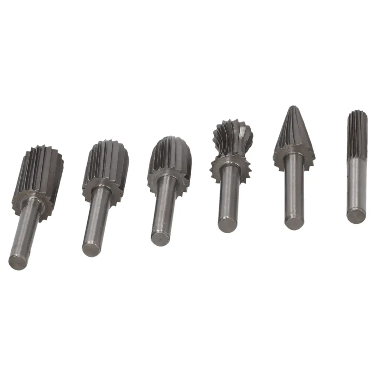 Zestaw 6 frezów trzpieniowych do metalu HSS