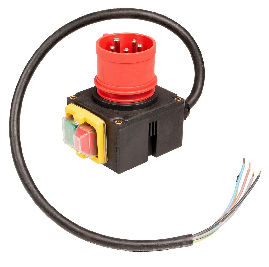 Wyłącznik Cedrus 131179 do łuparki LS07V LS08V LS09V – widok z przyciskami START/STOP