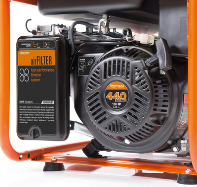 DAEWOO GDA 8500E GENERÁTOR S INTRODUKTOREM 1x16A, 1x32A AVR POWER 7,5kW - OFICIÁLNÍ DISTRIBUTOR - AUTORIZOVANÝ PRODEJCE DAEWOO