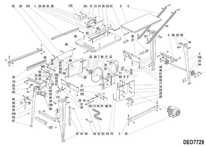 LONGITUDINAL GUIDE 600MM DEDRA
