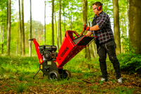 Cedrus RB02 rozdrabniacz spalinowy rębak do gałęzi 10 cm Loncin 6,5 KM