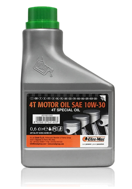 Oleo-Mac SERVISNÍ START-UP SADA pro sekačky s motorem OLEOMAC / EMAK / LONCIN / VICTUS / EFCO - VZDUCHOVÝ FILTR / ZAPALOVACÍ ZÁTKA RN9YC Champion / MOTOROVÝ OLEJ 10W30 4T MOTOROVÝ OLEJ 10W30 SAE30 0,6 L pro 4-taktní motory