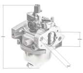 Gaźnik Loncin LC1P70FC CZĘŚĆ ORYGINALNA
