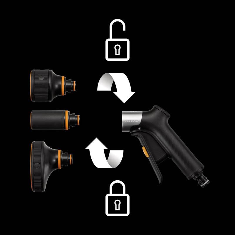 System modularny Fiskars z uchwytem do głowicy zraszającej FiberComp 1067196