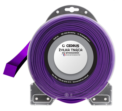 Cutting line 3.0/44m square purple DI1310-B