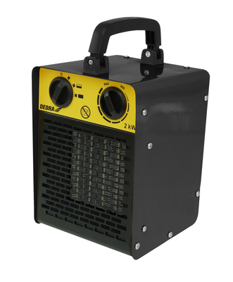 DEDRA DED9931C1 Nagrzewnica elektryczna PTC 3kW farelka grzejnik ceramiczny czarna kwadratowa