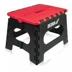 DEDRA N108 Stołek składany 130 kg, podest roboczy, mini drabinka, stopień PP