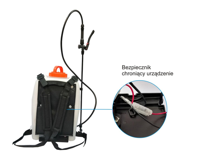 KASEI WSJ-15D BATTERY BACKPACK PRESSURE PISTON SPRAYER 15L. WS15D