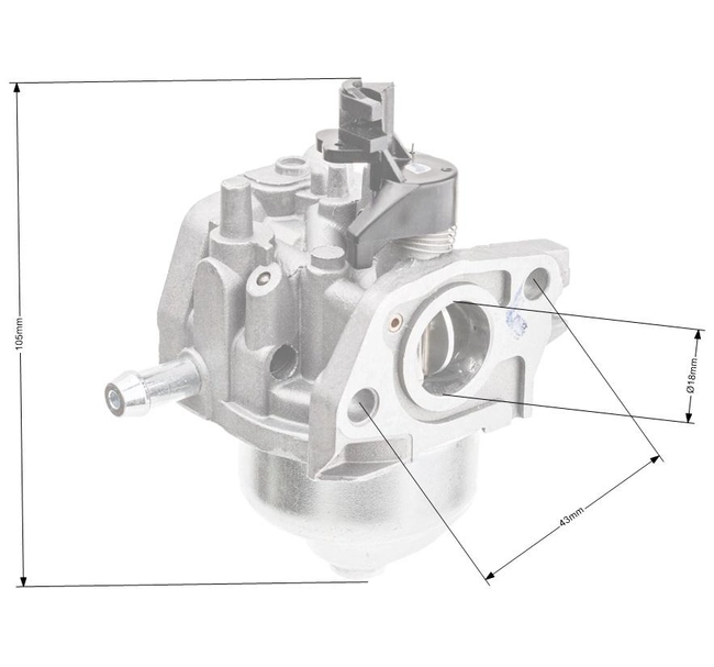 Gaźnik Loncin LC1P61FE CZĘŚĆ ORYGINALNA 170021568-0001