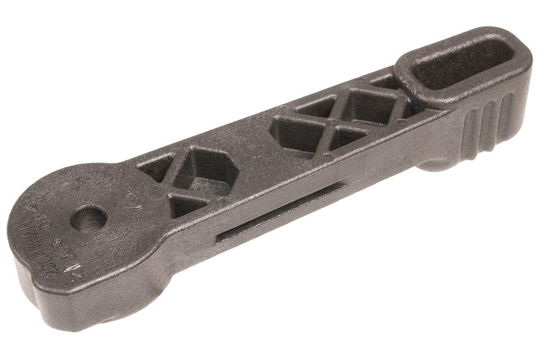 Dźwignia gazu CEDRUS stopa ST01 – widok od spodu (żebrowanie)