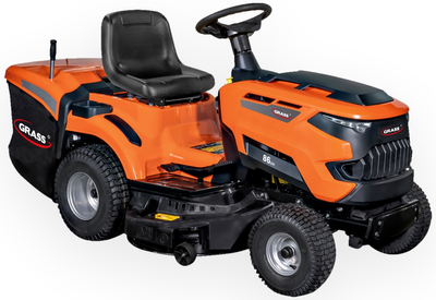 TRAKTOR GRASS GR86H TRAKTOREK OGRODOWY DO TRAWY Z TYLNYM WYRZUTEM KOSIARKA SAMOJEZDNA SPALINOWA DO TRAWY HYDROSTAT 86cm Loncin 352 