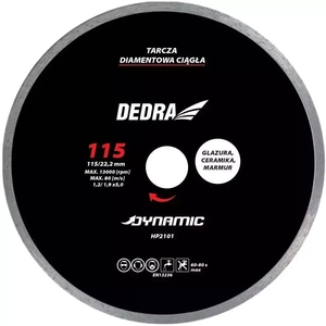 DEDRA Dynamic HP2106 diamantový kotouč 230 × 22,2 mm – obklady, kameninová dlažba, klinker, keramika, mramor
