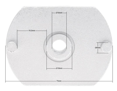 Castel Garden NG410/414/464TR CL484TR R484TR 25,4 mm žací adaptér RO50417