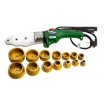 DEDRA DED7514 1500W PLASTIC PIPE AND FITTING WELDER, METAL CASE, RANGE 16-63MM, PE, PP, PB