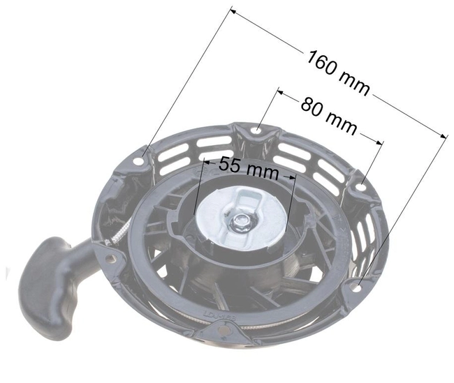 Rozrusznik Loncin ręczny LC80WB30-4.5Q G200FD CZĘŚĆ ORYGINALNA