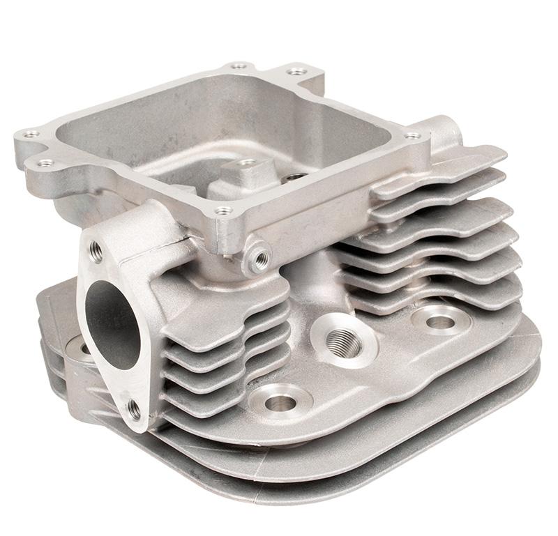 Głowica silnika Loncin LC2V80 nr 2 prawa 120080787-0001 widok z boku