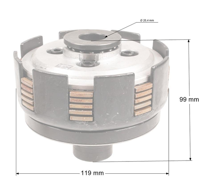 Cedrus soil planter clutch GL06 22000-U090111-0000