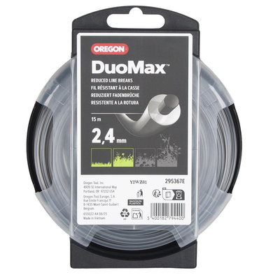 Żyłka tnąca 2.4 mm x 15 m OREGON DuoMax/Duoline 295367E