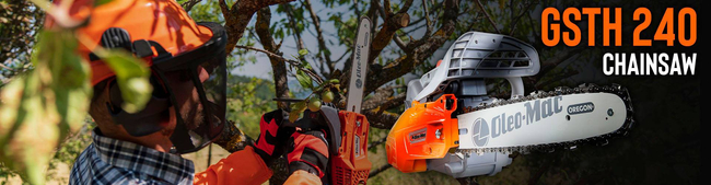 OLEO-MAC GSTH 240 PROFESSIONAL CHAINSAW CHAIN SAW LOPPER LOPPER LOPPER PREMIUM GRADE 50359001E5 EWIMAX-OFFICIAL DISTRIBUTOR - AUTHORIZED OLEO-MAC DEALER