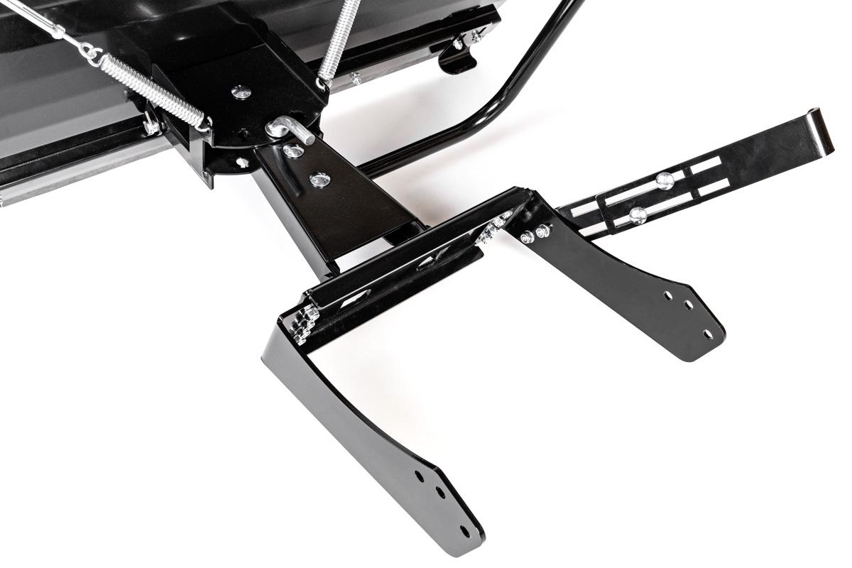 Pług traktorków Husqvarna Craftsman 1200mm NOWY TYP ACC0317 – szczegóły mocowania do ramy