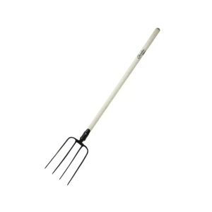 DEDRA Garden 80C015 Widły 4-zębne ogrodowe do kompostu i siana, trzonek drewniany 150 cm