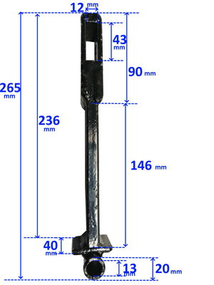 CONSOLE COUPLER ATTACHMENT ADAPTER MASTERCUT HSDT80 PTT90 SOIL PLANTER