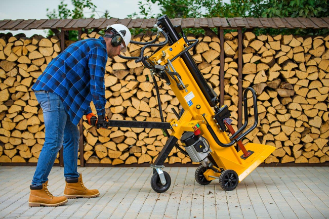 CEDRUS LS08 HYDRAULIC ELECTRIC WOOD SPLITTER CEDRUS LS08V VERTICAL CHIPPER PRESSURE 11 TONS CEDLS08V - EWIMAX - OFFICIAL DISTRIBUTOR - AUTHORIZED CEDRUS DEALER