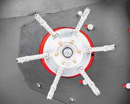 CEDRUS METAL DRUNE BRUSH 500177 FOR CEDRUS SC01 SPRIN-OFF DRILLING MACHINE TO REMOVE MICHAEL WEEDS CLEANING BRUSHES, CLEANING BRUSH PADDLE, CLEANING PADDLE / STRING MOWER 2 in 1