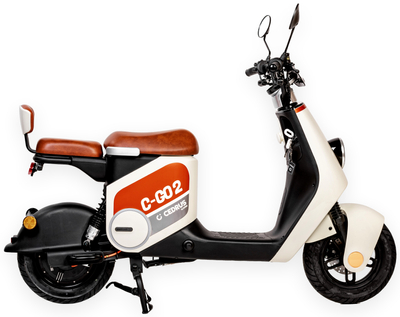 CEDRUS BY LUYUAN C-GO-2W-ZQQ2 BATTERY-POWERED ELECTRIC SCOOTER, White