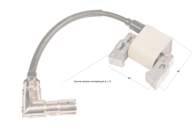 Moduł zapłonowy Loncin cewka LC2V80(T231) cylinder 1 lewy CZĘŚĆ ORYGINALNA 270920466-0001