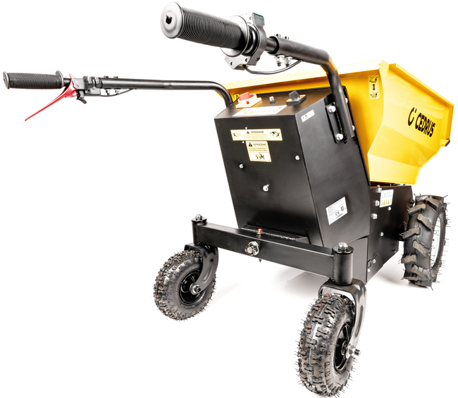 CEDRUS TA500 WOZIDŁO TRANSPORTER AKUMULATOROWY BUDOWLANY OGRODOWY TACZKA WYWROTKA 48V 20AH 1000W - OFICJALNY DYSTRYBUTOR - AUTORYZOWANY DEALER CEDRUS
