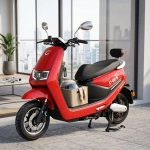 Cedrus Luyuan C-GO-5R-MB5 skuter elektryczny akumulatorowy motorower czerwony