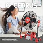 Cedrus CEDWF300LI rechargeable fan CEDWF300LI battery fan