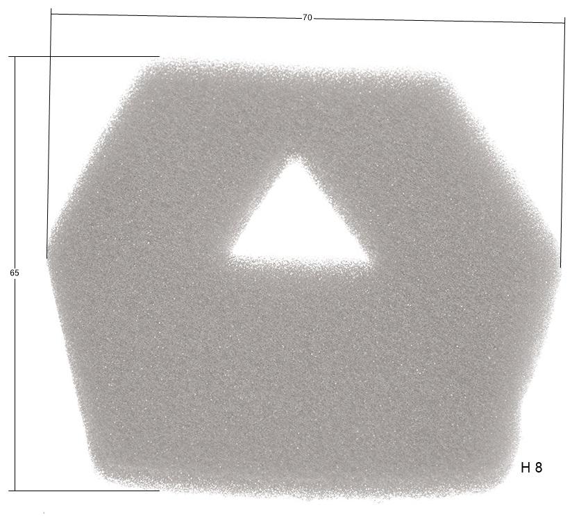 Filtr powietrza CEDRUS 370171 – wymiary poglądowe